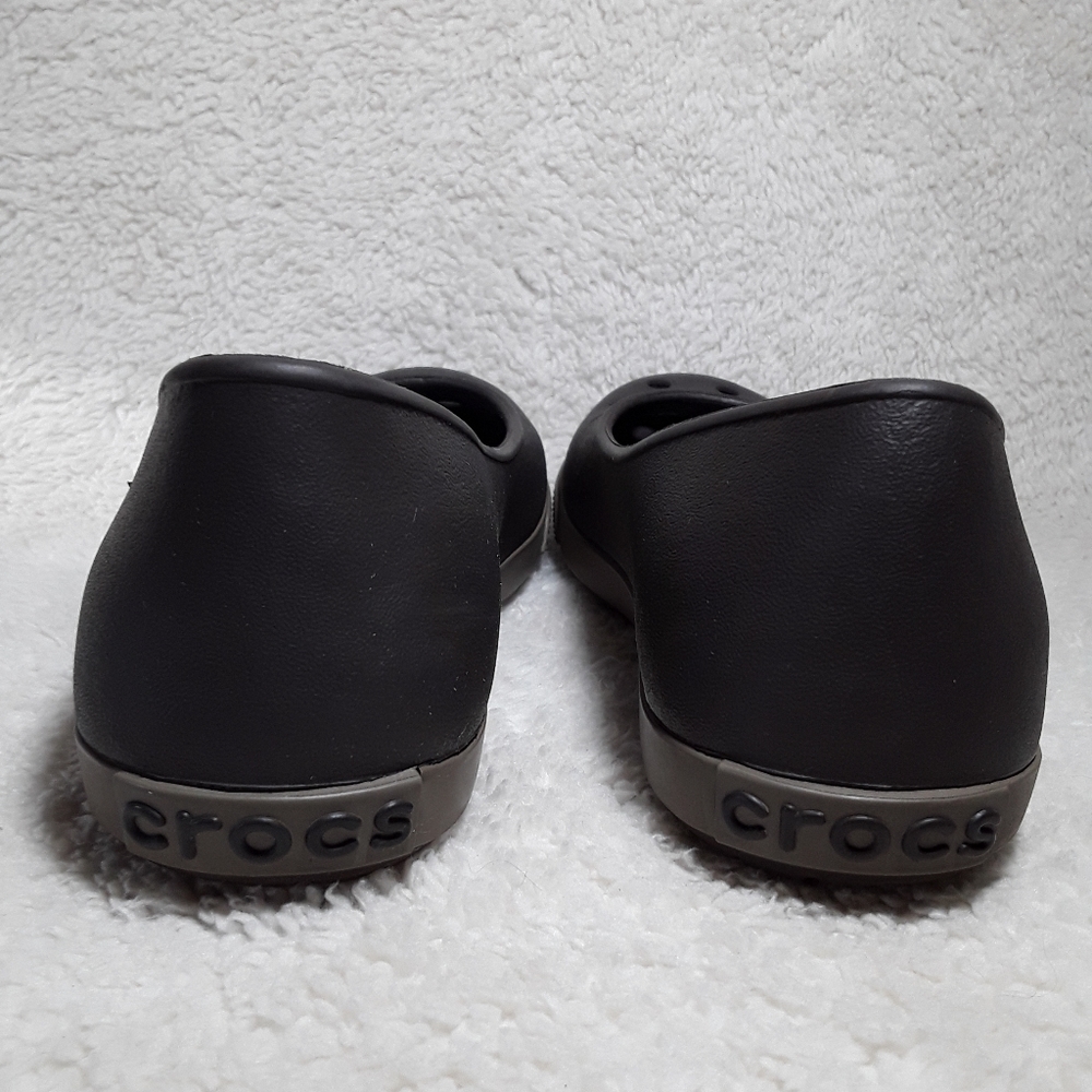 CROCS Brown Flats Size 7 - Picture 8 of 10
